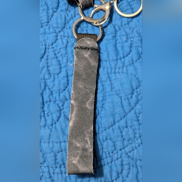 Keychain Or Bag Charm Black Fur Pom Pom Keychain - Picture 11 of 14